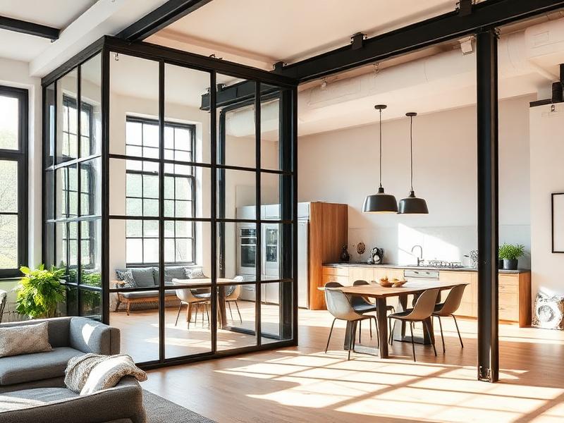 Loft République — Verrière d'atelier